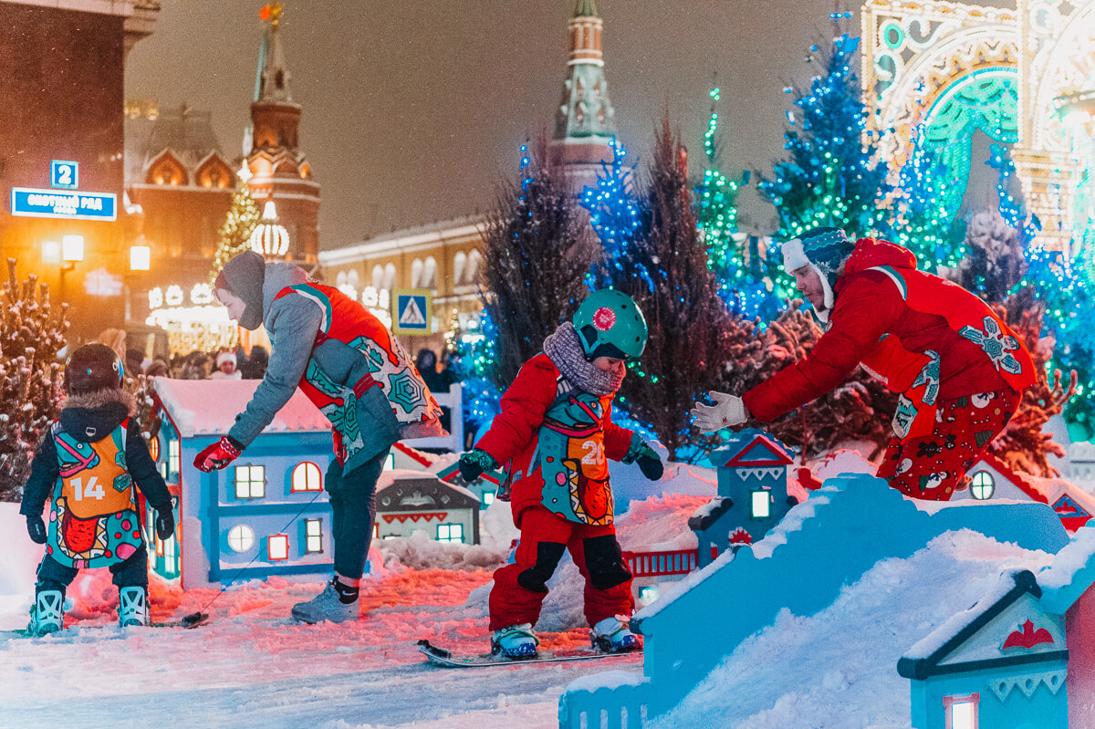 Детский сноуборд-парк