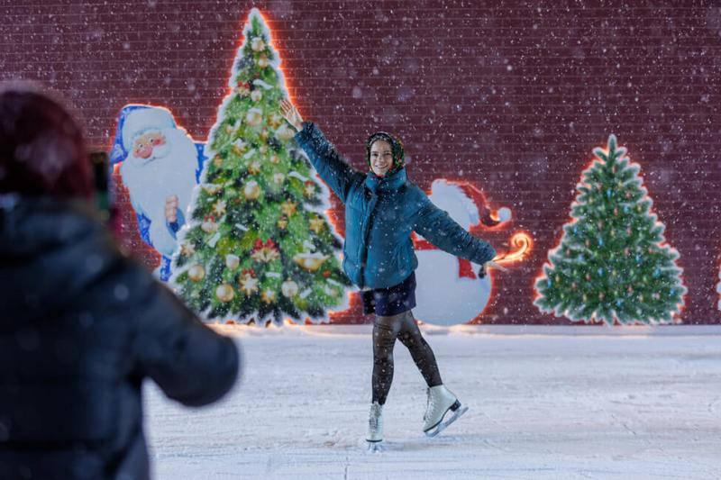 «莫斯科四季»项目的溜冰场
