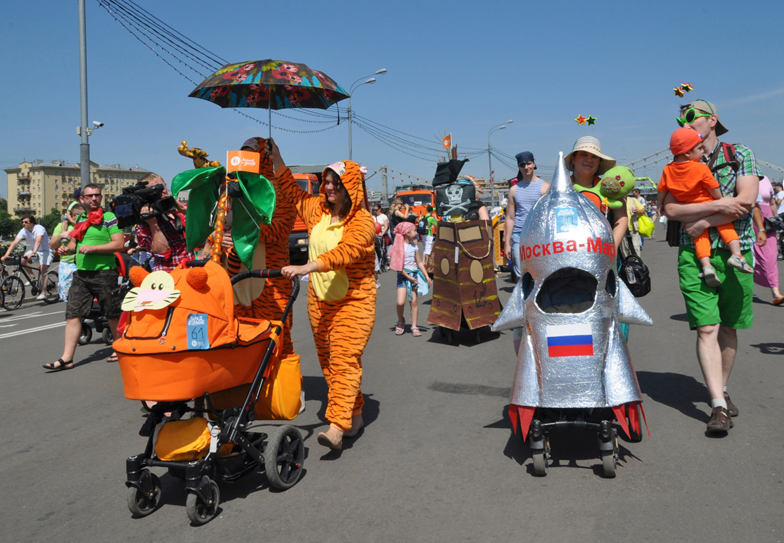 Парад «Все в движении» в Парке Горького – события на сайте «Московские Сезоны»