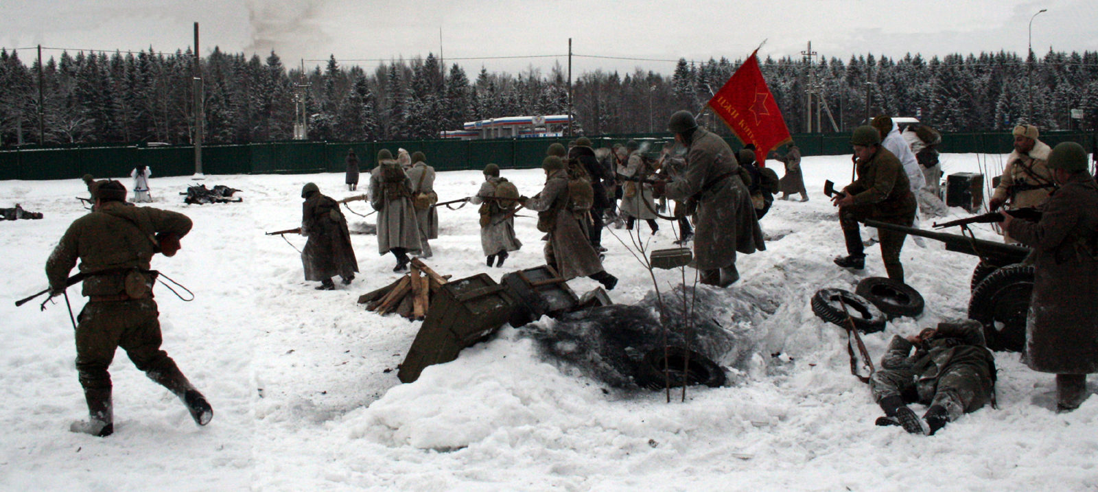 Реконструкция контрнаступления под Москвой в музее истории танка Т-34 – события на сайте «Московские Сезоны»