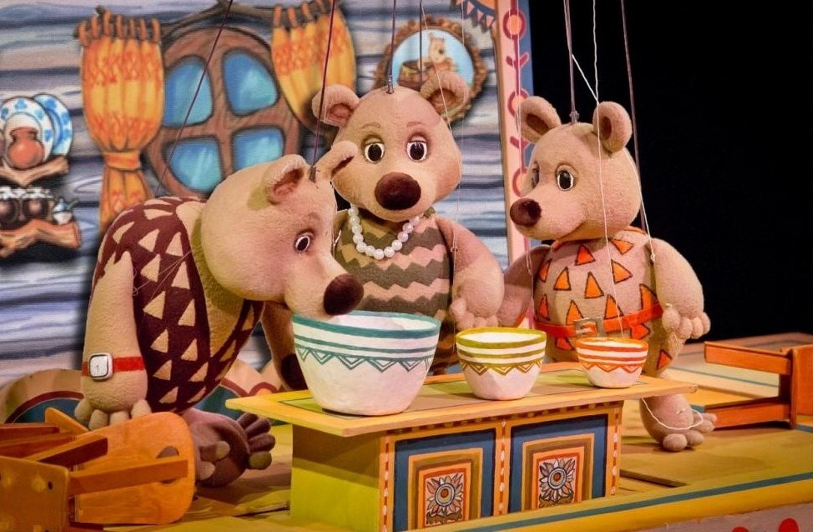 Театр на столе три медведя