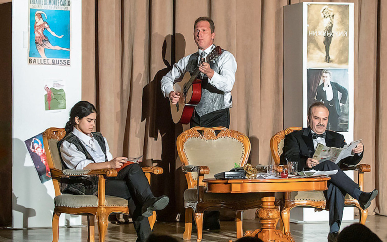 Спектакль в рамках акции «Библионочь» «Всегда Ваш, бог Нижинский» в центре «Меридиан» – события на сайте «Московские Сезоны»