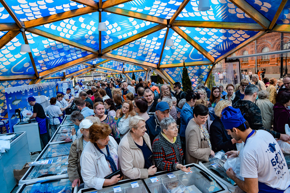 Рыбный рынок, скейт-парк и памп-трек на переходе от Манежной площади к площади Революции – события на сайте «Московские Сезоны»