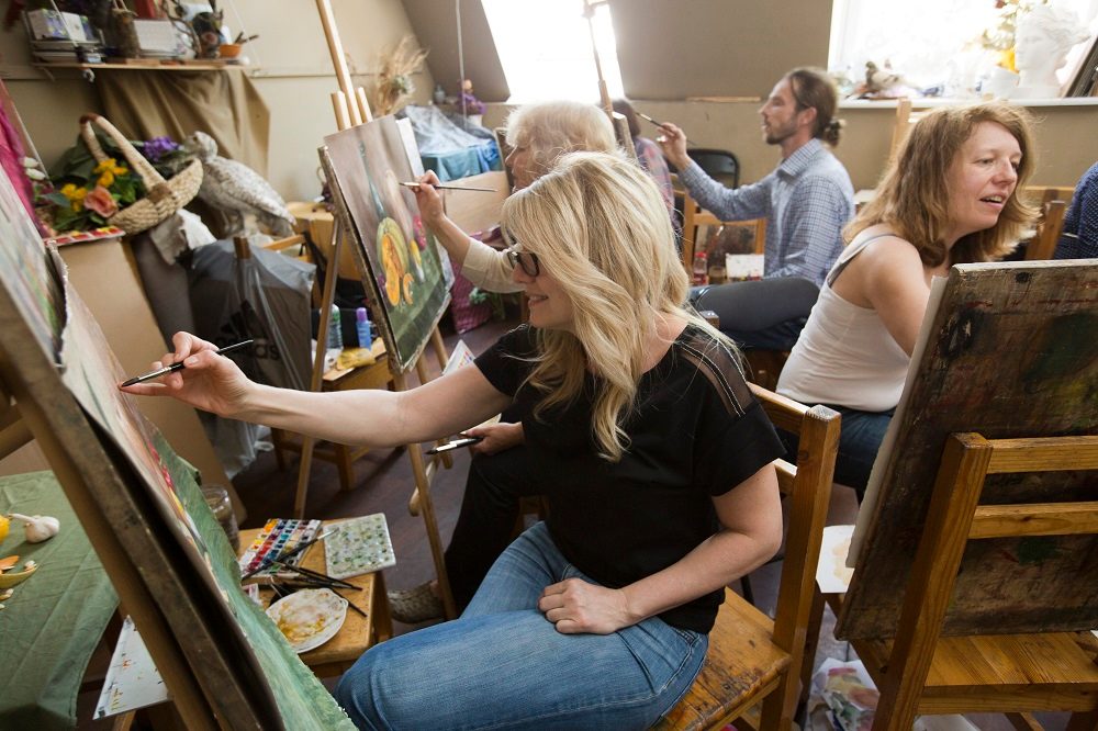 Мастер-класс «Анютины глазки» из цикла «Рисуем с нами» в Школе акварели Сергея Андрияки – события на сайте «Московские Сезоны»