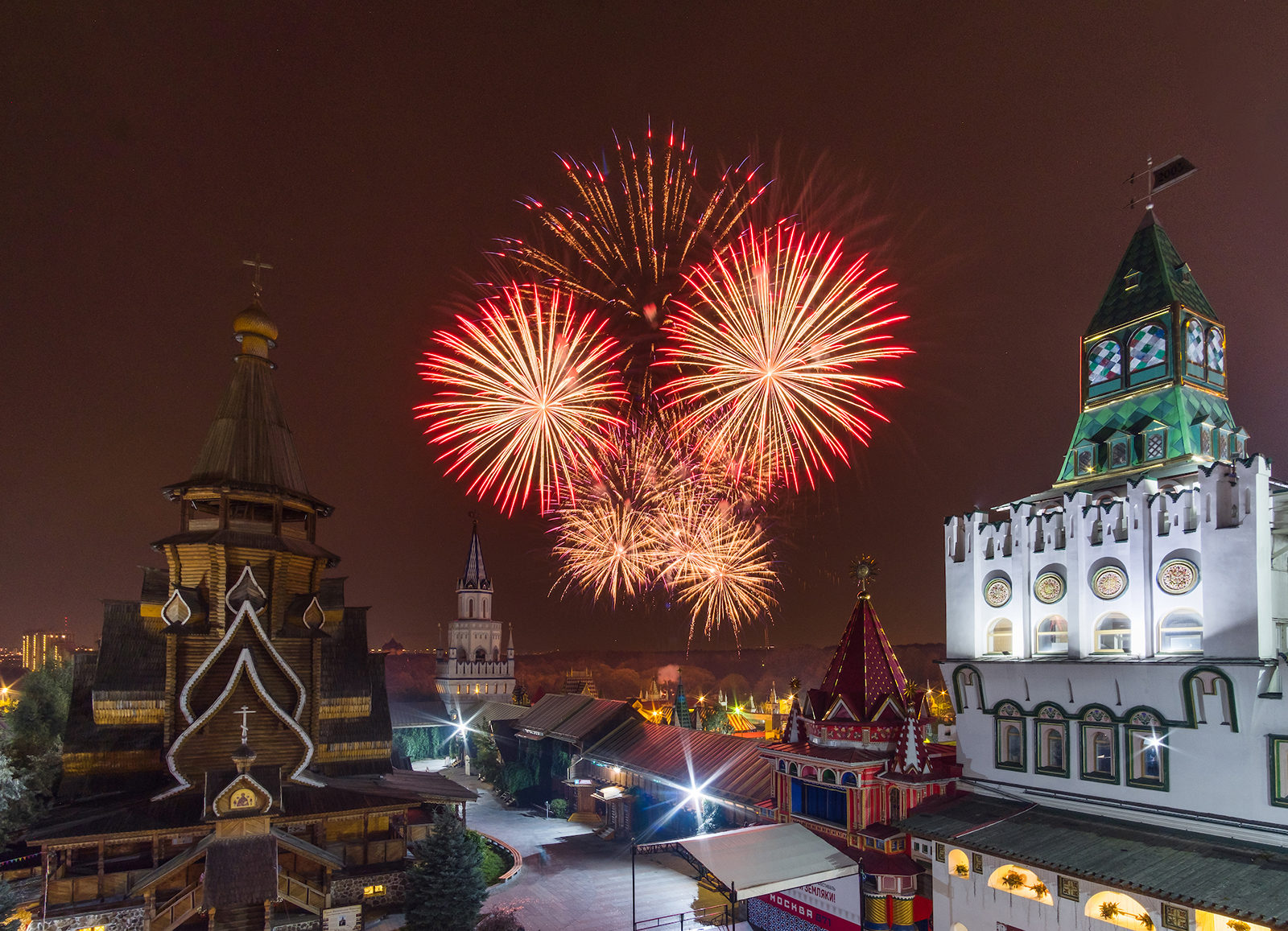 Праздничный фейерверк в Измайлове – события на сайте «Московские Сезоны»