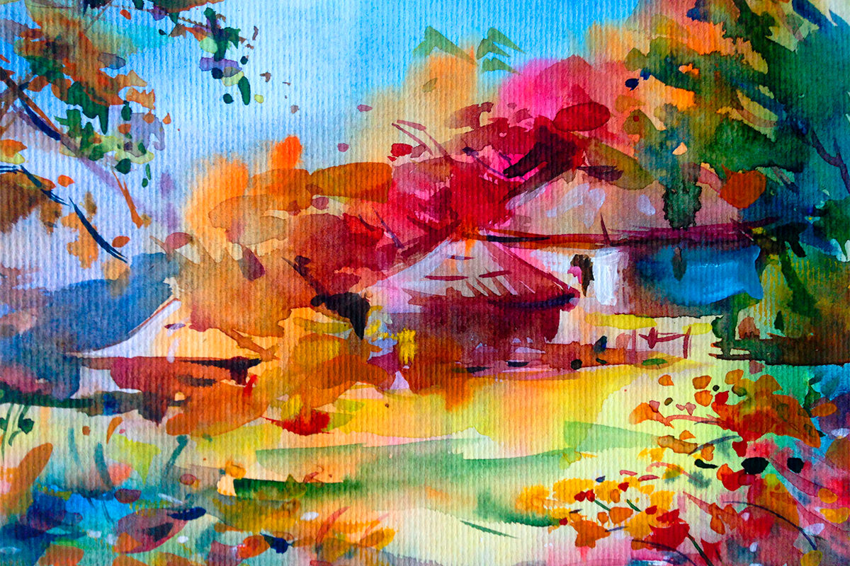 Мастер-класс «Осенний листопад» в клубе «Палитра» – события на сайте «Московские Сезоны»