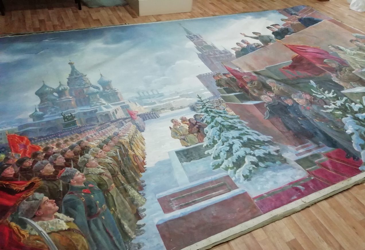 Выставка картины «Выступление Сталина на Красной площади 7 ноября 1941 г.» в Музее Победы – события на сайте «Московские Сезоны»