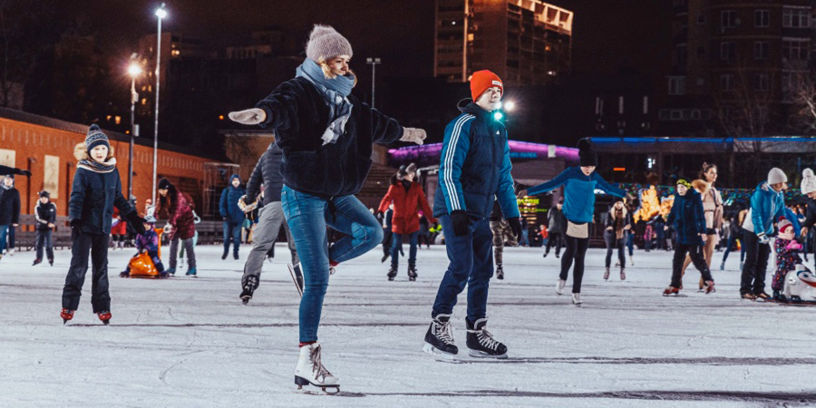Диджей-вечеринка на катке «Электронный лед» – события на сайте «Московские Сезоны»