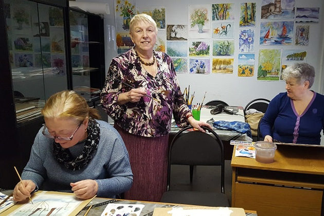 Видеофильм «В гостях у творческой мастерской «Азбука акварели» – события на сайте «Московские Сезоны»