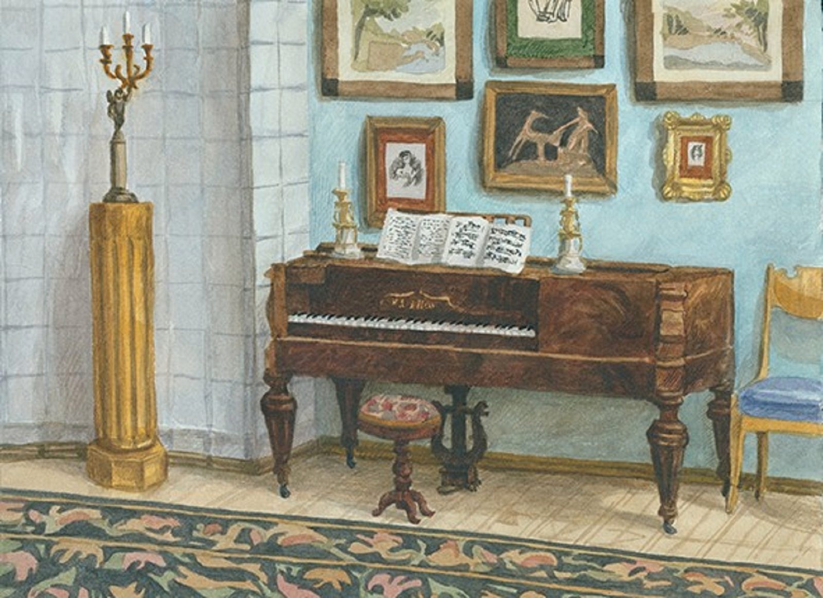 Концерт «Дуэт ProClassic» в Школе акварели Сергея Андрияки – события на сайте «Московские Сезоны»