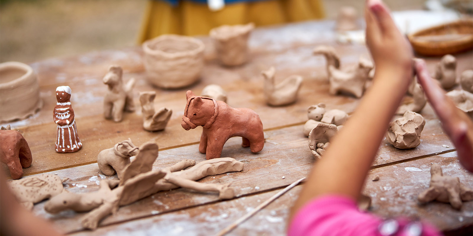 Мастер-классы по лепке из глины в «Зеленой школе» – события на сайте «Московские Сезоны»