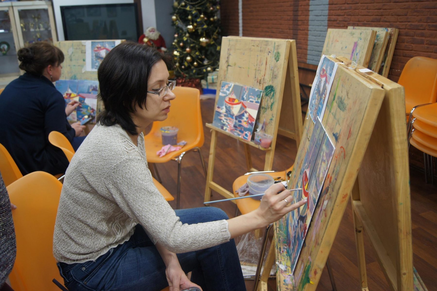 Мастер-класс «Я – художник. Морозные сумерки и зимнее солнце» в КЦ «Дружба» – события на сайте «Московские Сезоны»