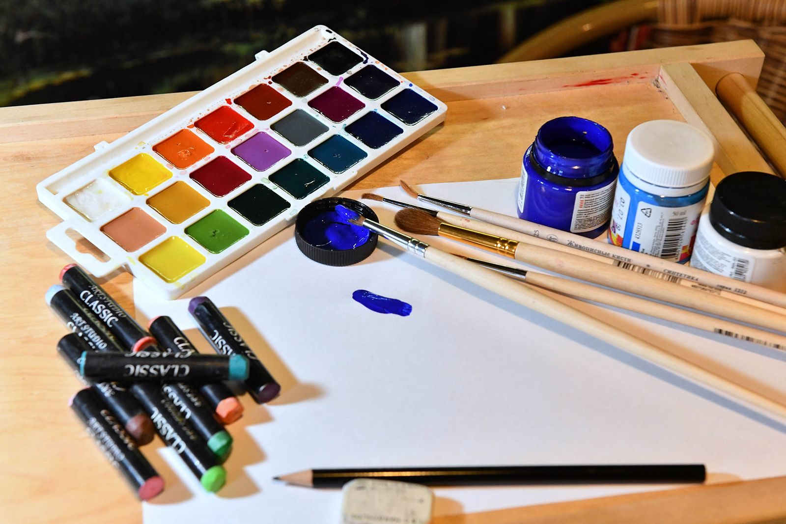 Интерьерная живопись в библиотеке № 189 – события на сайте «Московские Сезоны»