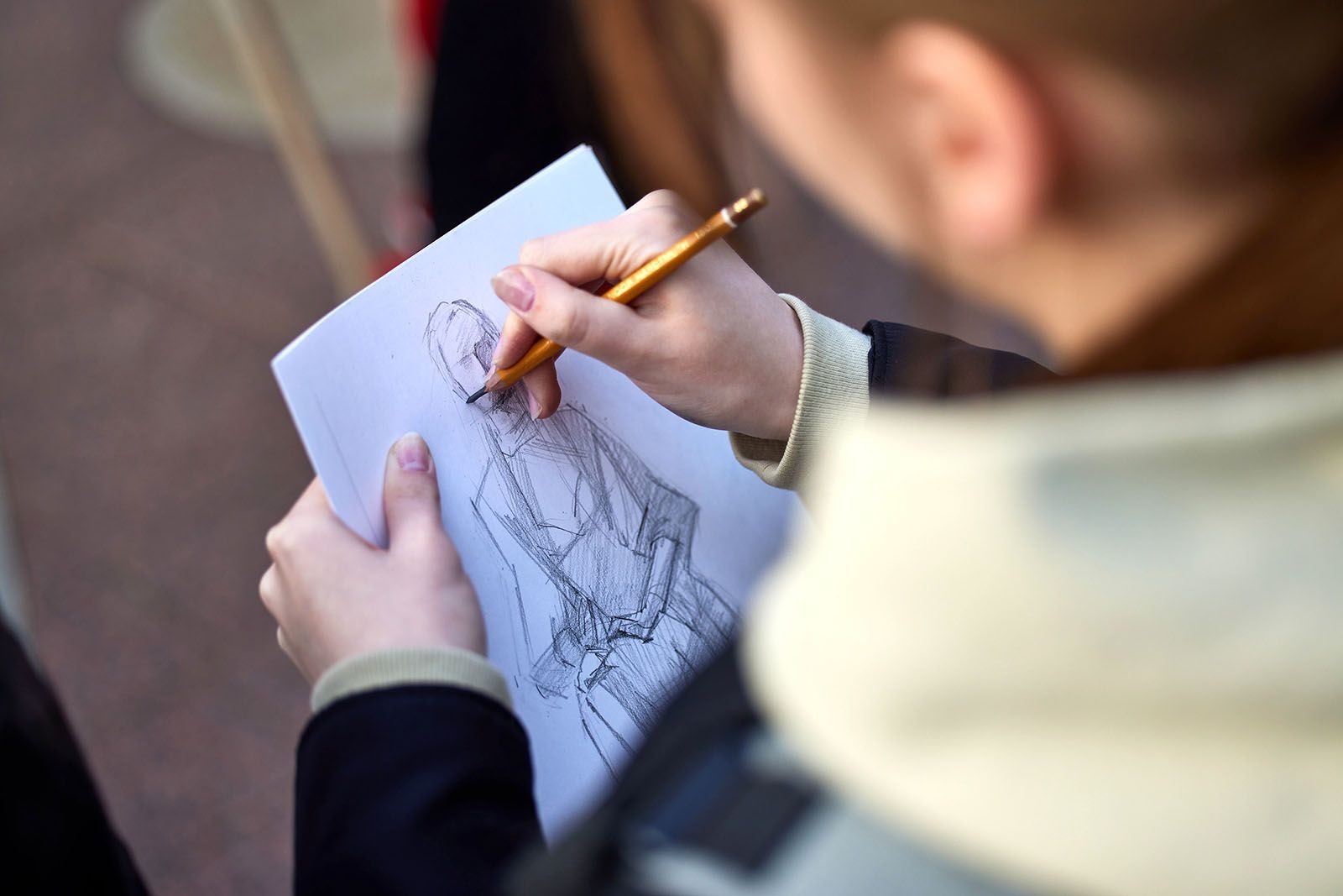 Скетч-иллюстрация в библиотеке № 99 – события на сайте «Московские Сезоны»