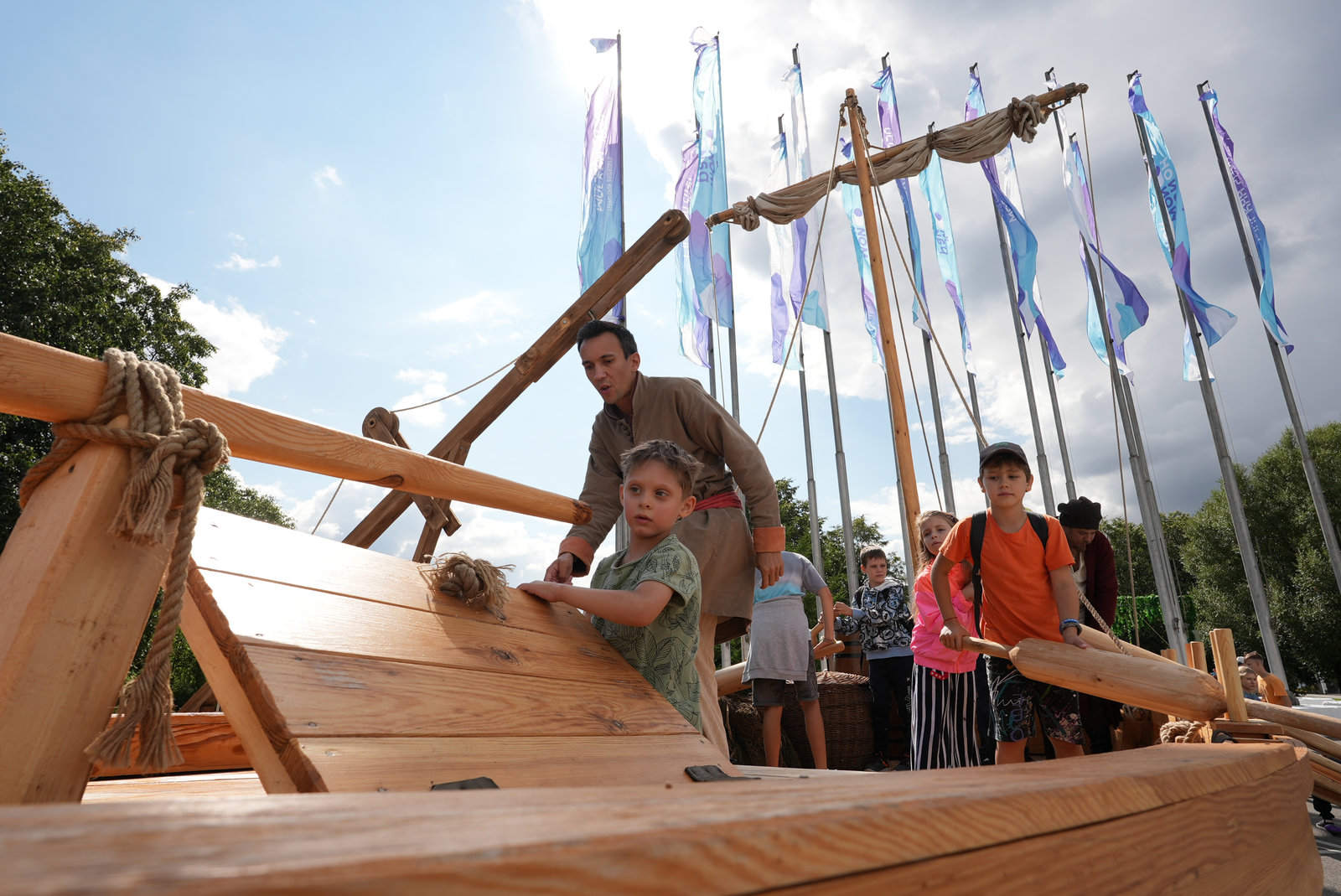 Реконструкци «Речной порт XVII века» – события на сайте «Московские Сезоны»